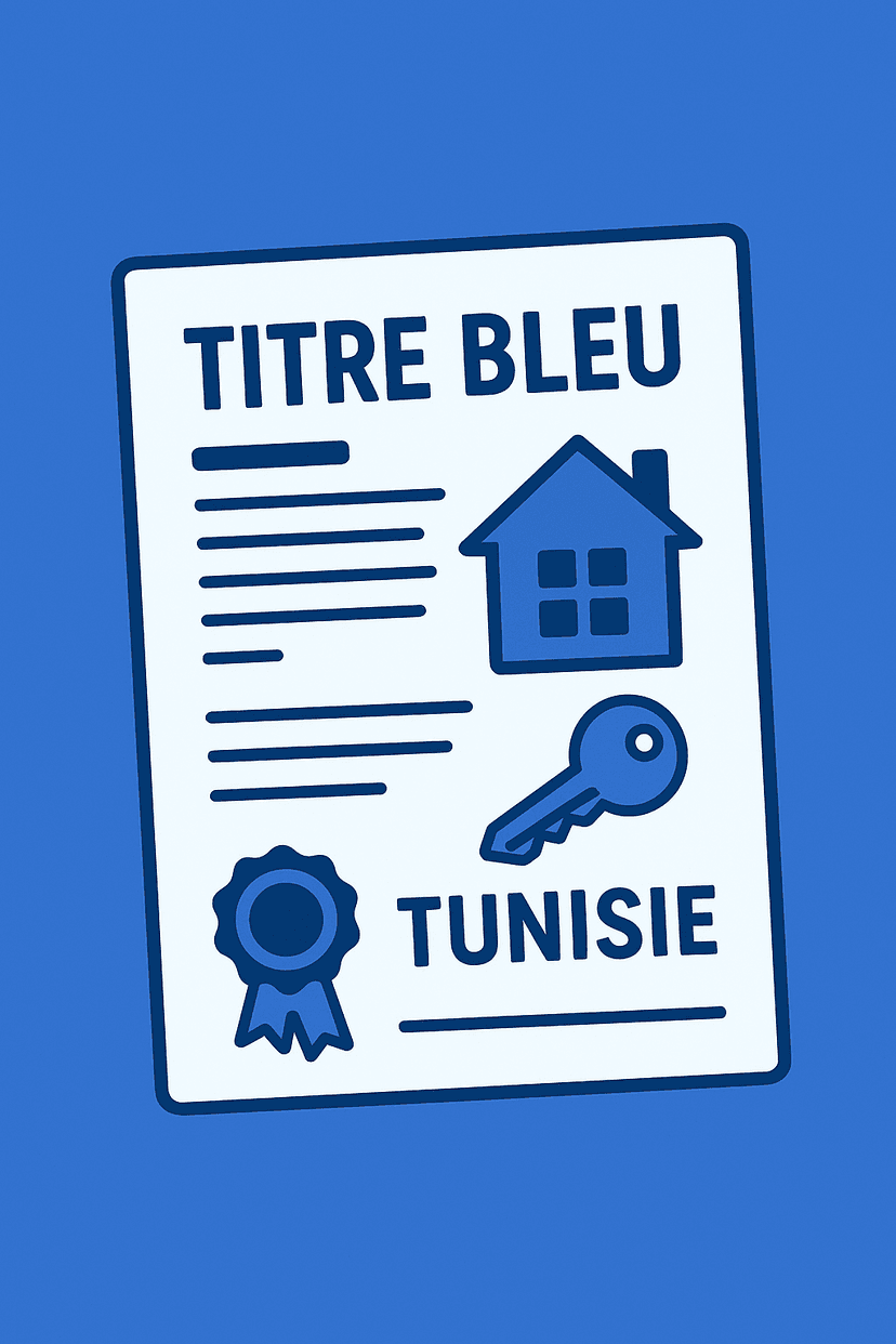 Image pour l'article: Titre Bleu en Tunisie : Tout ce qu’il faut savoir avant d’acheter un bien immobilier