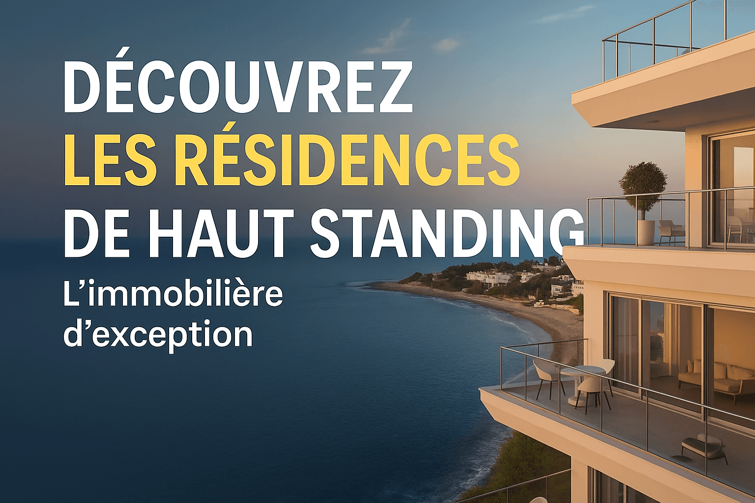 Image principale pour l'article: Découvrez les résidences de haut standing en Tunisie : l’immobilier d’exception